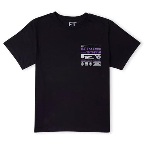 Image of Zavvi E.T. The Extra-Terrestrial Unisex T-Shirt - Black XXL
