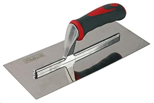 Image of Faithfull SGTP11SS Soft-Grip Plasterers Trowel Stainless Steel 11 x 4 3/4-inch, 10.2 cm