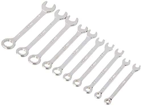 Image of Blue Spot 4311 Micro Combination Spanner, Silver, Set of 10 Piece