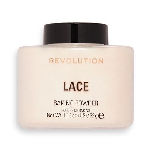 Image of Revolution Beauty London, Loose Baking Powder, Prolongs Makeup Wear, Setting Lace, For Light Skin tones, 32g