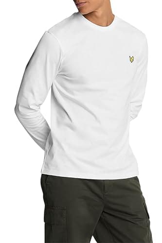 Image of Lyle & Scott LS T-Shirt Plain L/S T-Shirt 626 White, XL