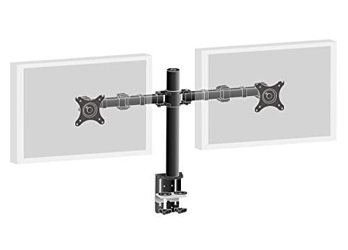 Image of iiyama DS1002C-B1 Dual Screen Desk Mounting Arm - Black