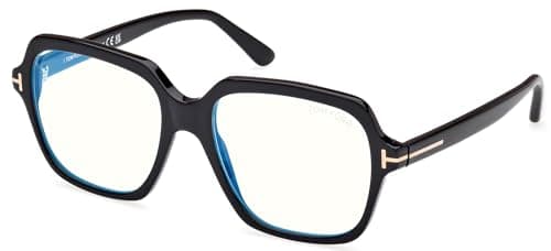 Image of Tom Ford Ft5908-b Sunglasses, Shiny Black, 54