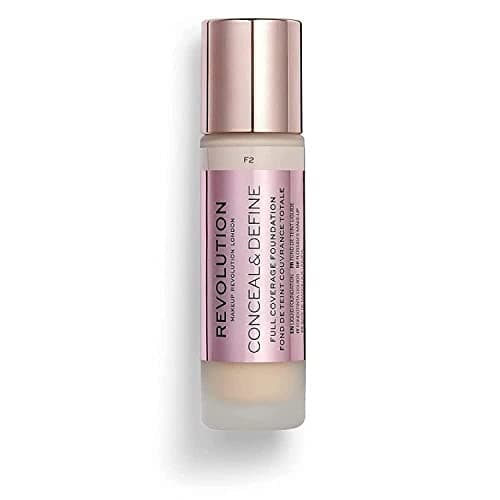 Image of Revolution Beauty London, Conceal and Define, Foundation, F2, 23ml