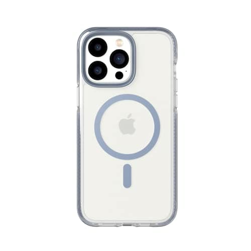 Image of tech21 iPhone 14 Pro Max Evo Crystal Compatible with MagSafe – Shock-Absorbing & Scratch-Resistant Clear Phone Case with 16ft FlexShock Multi-Drop Protection