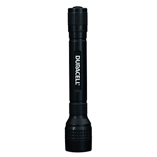 Image of Duracell Flashlight, Voyager EASY Series Torch, 20 Lumen LED Light, Black Plastic Finish, Duracell Batteries Included (Pack of 1) (EASY-1)