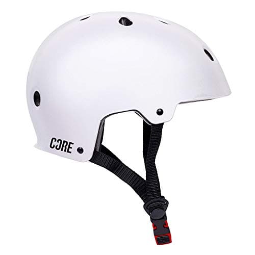 Image of Core Protection Action Sports Helmet Skate/BMX/Bike/MTB/Roller Derby/Scooter - White, L/XL