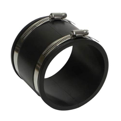 Image of Underground Drainage Flexible Clay to Plastic Adaptors & Flexi Couplers 4'' to 4'' Plastic Adaptor (JCA02). (2 x pcs)