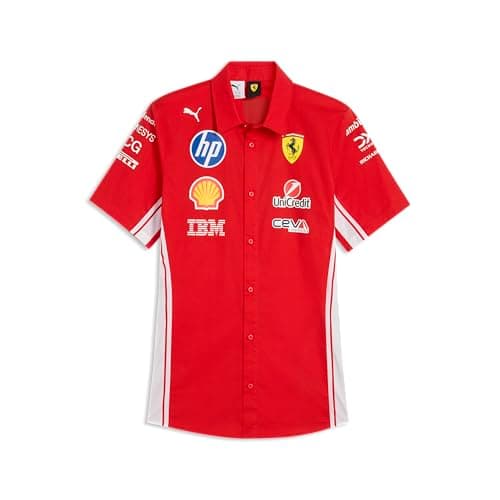 Image of PUMA Scuderia Ferrari F1 2026 Men's Team Shirt - Red - Size: 3XL