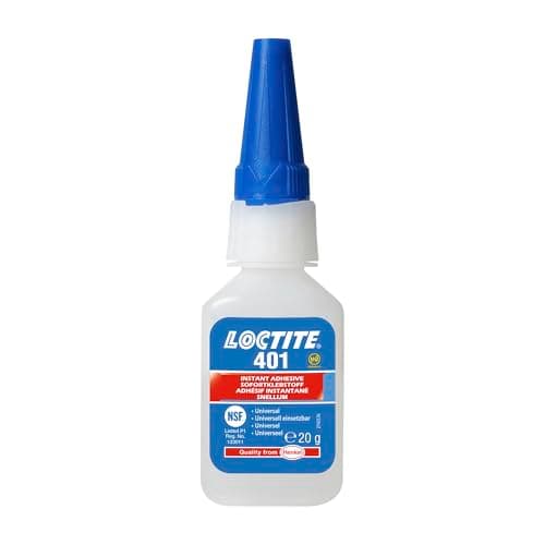 Image of LOCTITE 401, Universal Liquid Adhesive, High Strength Adhesive for Quick Repairs, Fast Curing Cyanoacrylate Glue for Many Materials, 20g