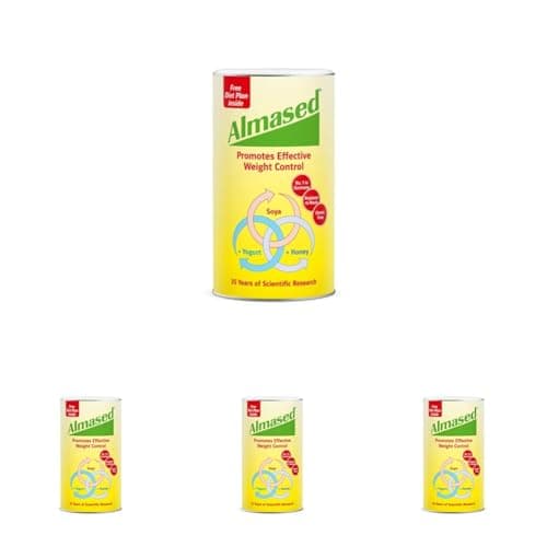 Image of Almased - Soya, Yogurt and Honey Meal Replacement for Weight Control, 500 g, Powder (Pack of 4)
