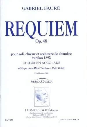 Image of Gabriel Fauré: Requiem Op.48: Voice: Vocal Score