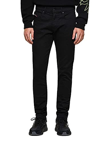 Image of Diesel Men's D-strukt L.32 Pantaloni Jeans Not Applicable, 02 Black Denim, 29