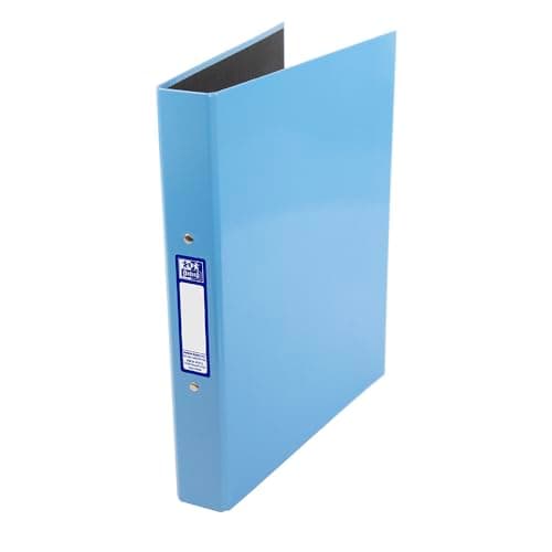 Image of Oxford Premium A4 Ring Binder, Light Blue Single Folder, 25mm Capacity, Laminated Paper on Board