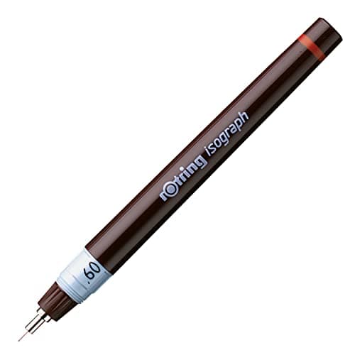 Image of rOtring Isograph Technical Drawing Pen | 0.60 mm | Refillable Fineliner Pen