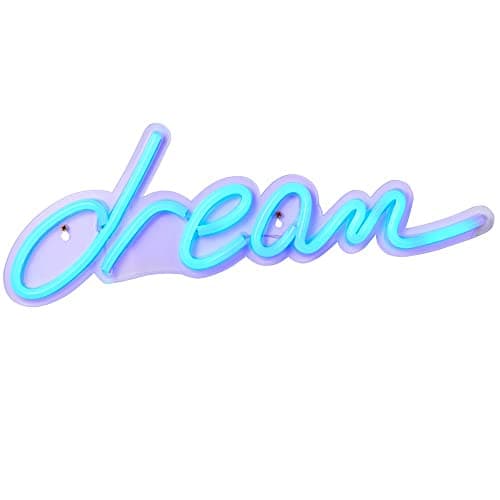Image of LITECRAFT Glow Dream Wall Light Children's Bedroom 4 Watt Neon LED - Blue