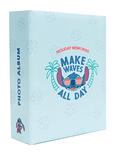 Image of Grupo Erik 6x4 Photo Album - Disney Stitch Gifts Under 10 Pounds | 10x15 cm, 100 Pockets Photo Albums 6x4, Memory Book | Disney Gifts For Women & For Men