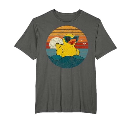 Image of Cute Yellow Duck Bath Toy Rubber Duckling Ducky Duck Lover T-Shirt
