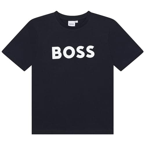 Image of BOSS Kids Large Logo T-Shirt Navy 18 Months