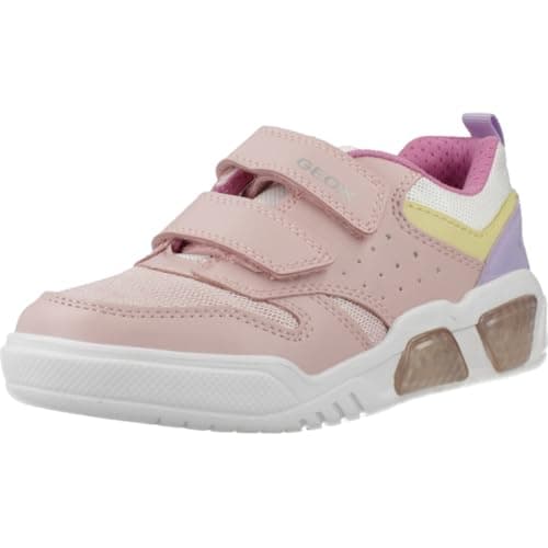 Image of Geox J ILLUMINUS Girl A, Girls’ Sneaker, Pink/Multicolor,
