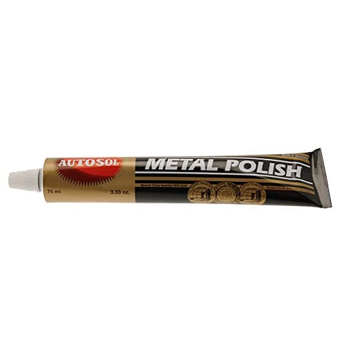 Image of Autosol Metal Polish Paste for Home, Bike, Boat and Car Cleaning, Alloy Wheel Cleaner, Rust Remover for Metal, All-Purpose Metal Cleaner 75ml Tube
