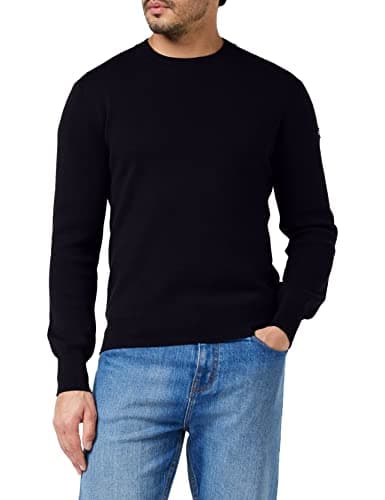 Image of Schott NYC Men's Plkern1 Pullover Sweater Not Applicable, Navy, X-Large
