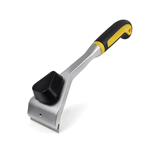 Image of Topbidetec Carbide Paint Scraper with 60mm Double-Edged Tungsten Carbide Blades Soft Grip Wood Scraper for Removing Paint Glue Grout Varnish