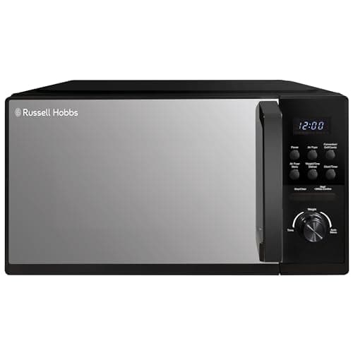 Image of Russell Hobbs 25L 4-in-1 Digital Combination Microwave with Air Fryer Function, 10 Auto-Cook Settings, 900W with 5 Power Levels, Easy to Use, Defrost Setting, Black, RHMAF2506B
