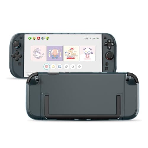 Image of GeekShare Hard Case Compatible with Switch 2 (2025), Anti-Scratch Dockable Protective Cover for Switch 2 with Detachable JC handle, Crystal Blue