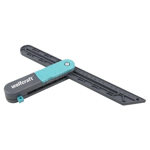 Image of wolfcraft Angular Bevel Gauge with Marking Gauge Function I 6958000 I Practical aid When Laying Floors and Building Furniture