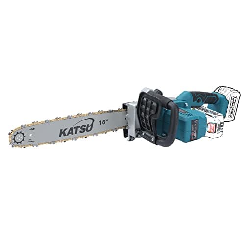 Image of KATSU FIT-BAT 21V Twin Battery Brushless Cordless Electric Chainsaw 16-Inch Guide Bar and Blade Chain for Garden Trees Wood Cutting, Battery and Charger Not Included 102734