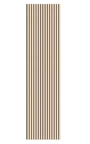 Image of Tuda Grass Direct Luxury Acoustic Wall Slatted 3D Wood Veneer Panels Series 1-240cm x 60cm - Washed Oak