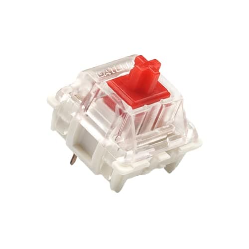 Image of Pack of Gateron ks-9 G PRO Switches for Mechanical Gaming Keyboards | Plate Mounted | Pre Lubed (Gateron PRO Red, 65 Pcs)