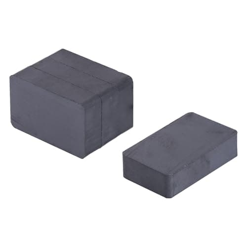 Image of Y30BH Ferrite Magnet for Arts, Craft, Science and DIY - 40mm x 25mm x 10mm thick - 3kg Pull - Pack of 4