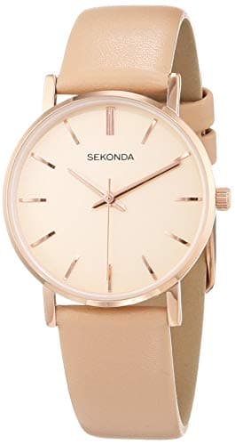 Image of Sekonda Womens Analogue Classic Quartz Watch with Leather Strap 2886
