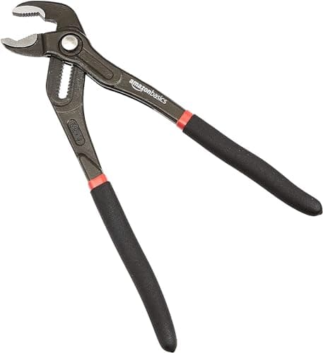 Image of Amazon Basics Quick Release Water Pump Pliers 12" Grooved Slip Joint, Black