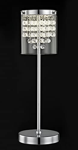 Image of Impex Florina LED Chrome Table Lamp