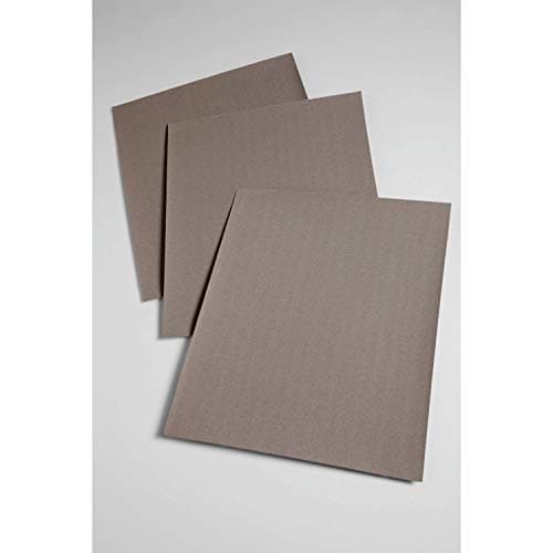 Image of 3M Utility Cloth Sheet 211K, 9 in x 11 in 100 J-weight, 50 per carton-Black