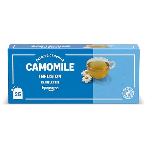 Image of by Amazon Camomile Tea, Herbal Infusion, Pack of 25 bags