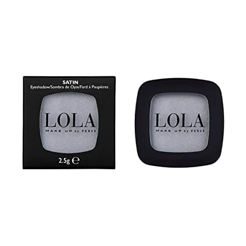 Image of LOLA Mono Makeup Eyeshadow with Natural Ingredients and High Coverage Satin Eye Shadow for Women Vegan and Cruelty-Free Eye Makeup Cosmetic Palette for All Skin Types, Pale Grey Satin (015)