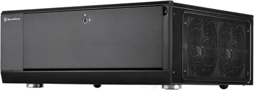 Image of SilverStone SST-GD10B - Grandia HTPC ATX Computer Case, Silent High Airflow Performance, black