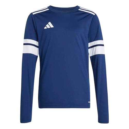 Image of adidas Unisex Kids SQUADRA25 Jersey Long Sleeve Kids, Team Navy Blue 2/White, 11-12 Years
