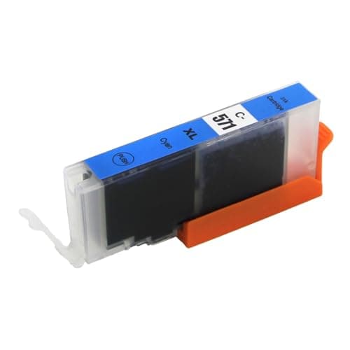 Image of Go Inks 1 Cyan Ink Cartridge Replace Canon CLI-571C Compatible/Non-OEM for Pixma Printers, High Capacity
