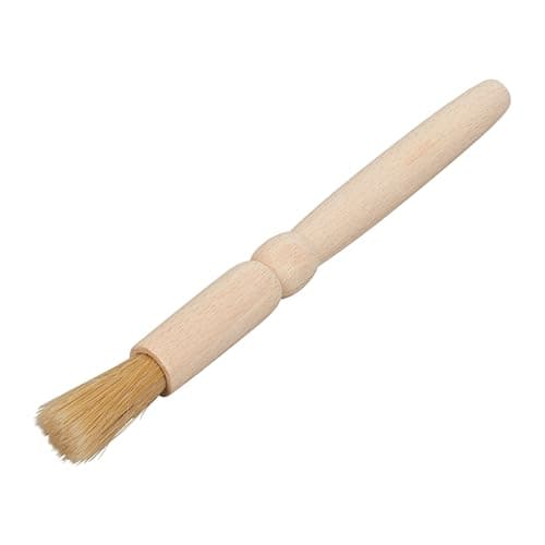 Image of Tala Wooden Pastry Brush - Basting Cooking Brush - Ideal for Applying Oils, Glazes, Milk and Egg Yolk- 2cm x 2cm x 19cm
