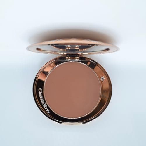 Image of Charlotte Tilbury Airbrush Bronzer Matte Bronzing Filter Face and Body Pressed Powder Full Size 4 Deep