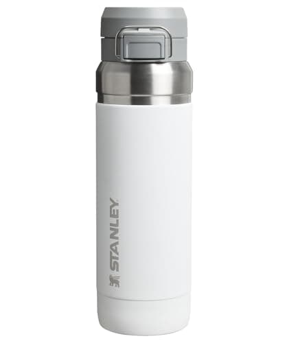 Image of Stanley Quick Flip GO Water Bottle 36 oz | Push Button Lid | Leakproof and Packable for Travel and Sports | Insulated Stainless Steel | BPA-Free | Frost