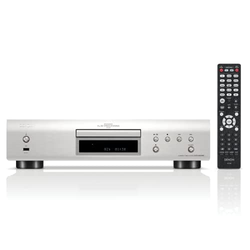 Image of Denon DCD-900NE CD Player for Home, HiFi System, CD-R/RW / MP3 / WMA, Pure Direct Mode, AL32 Processing, Optical Output, USB Port Supporting Hi-Res Playback – Silver (DCD900NESPE2GB)