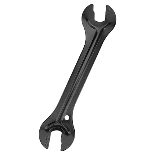 Image of Laxzo ® Bicycle Cone Spanner Hub Wrench Carbon Steel Axle Hub Cone Wrench 4 Size 13/14/15/16mm Open End Pedal Spanner Repair Tool for MTB Mountain Bike Cycling, Black, Double Open