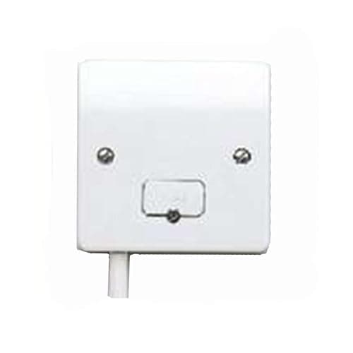 Image of MK Logic Plus Unswitched Connection Unit With Flex Outlet 13A White