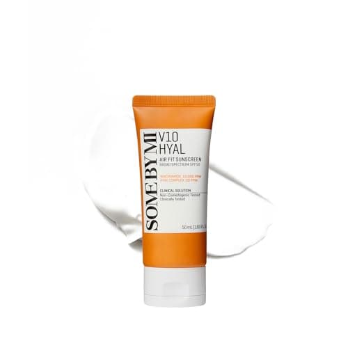 Image of SOME BY MI V10 Hyal Air Fit Sunscreen - 50ml - Daily Niacinamide SPF 50 Korean Sunscreen for Face with UV Protection - No White Cast and Eye Irritation for Sensitive Skin - Korean SkinCare